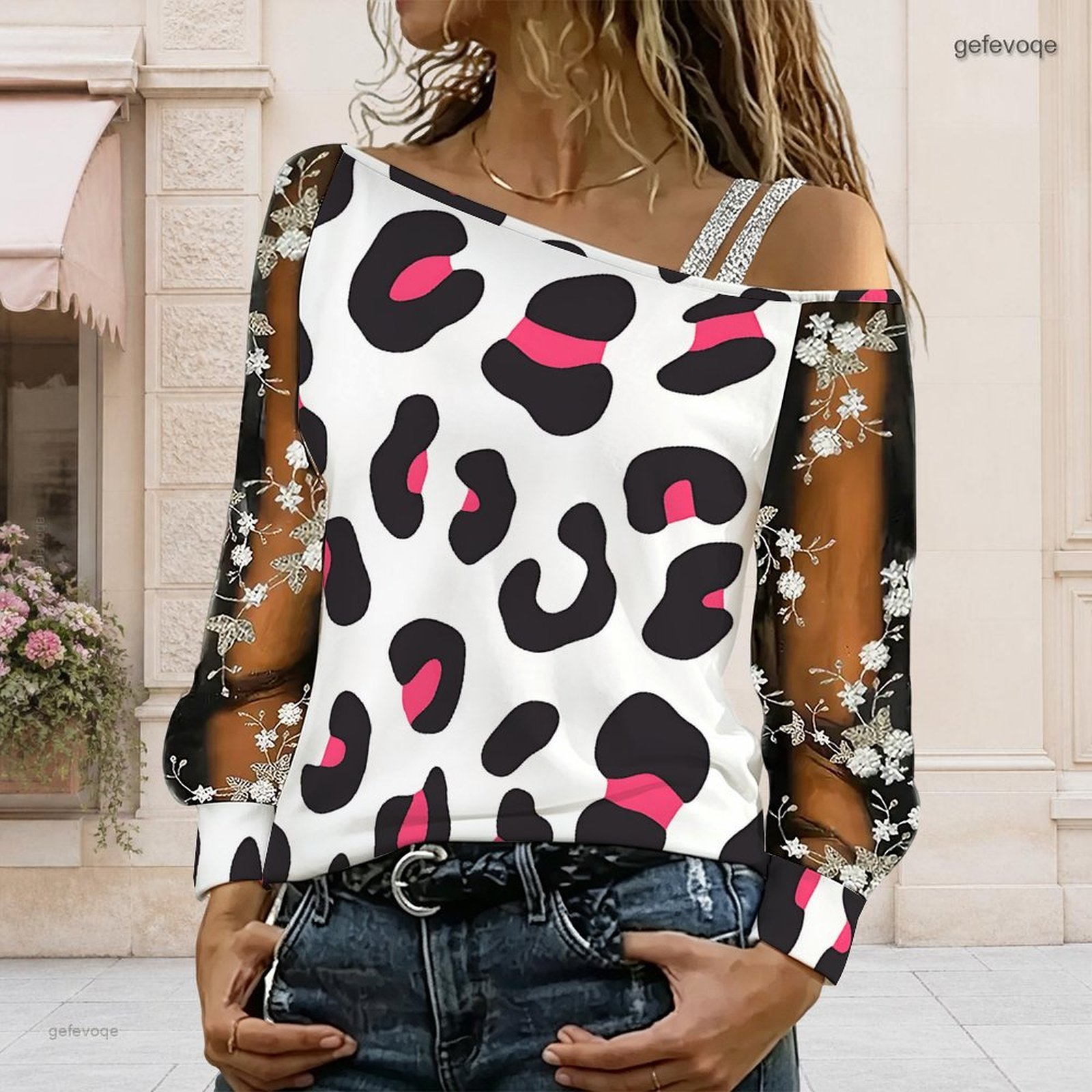 Women Off Shoulder Blouse Asym - Blouse Off Shoulder recension och pris