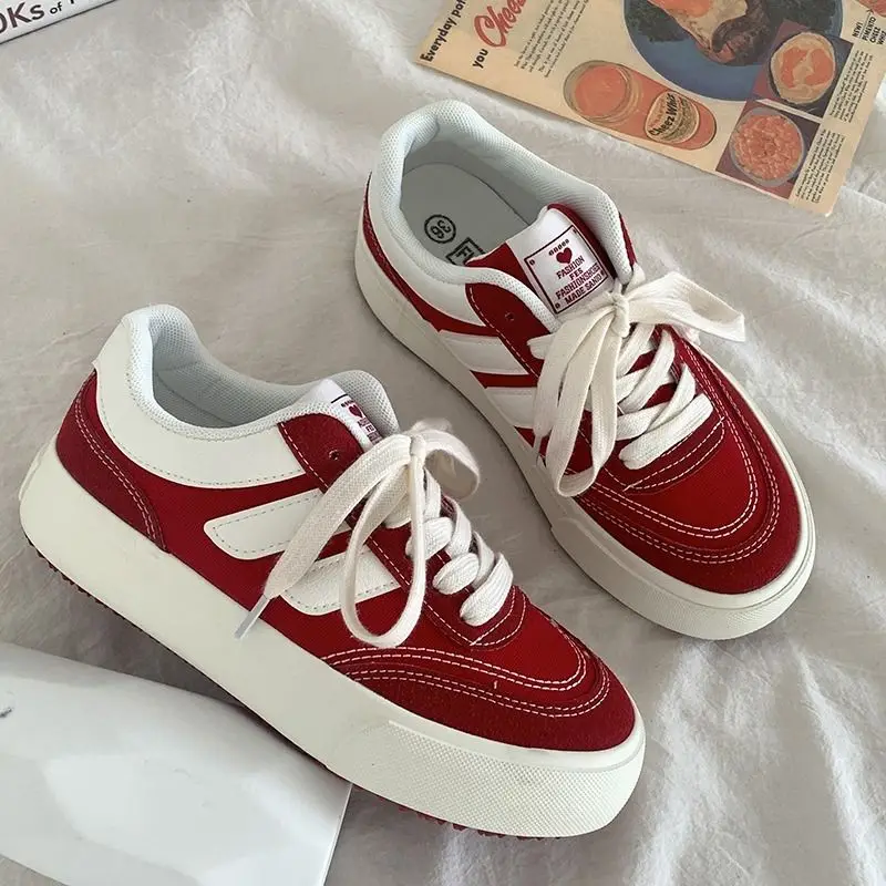 2024 New Red Women Vulcanize S - Vans Shoes Old Skool recension och pris
