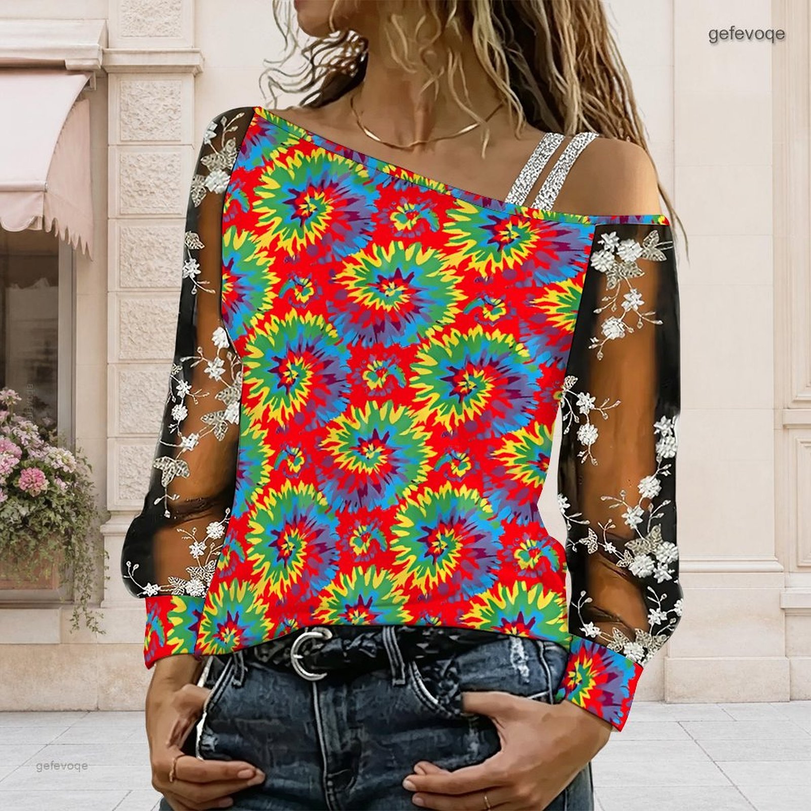 Women Off Shoulder Blouse Asym - Blouse Off Shoulder recension och pris