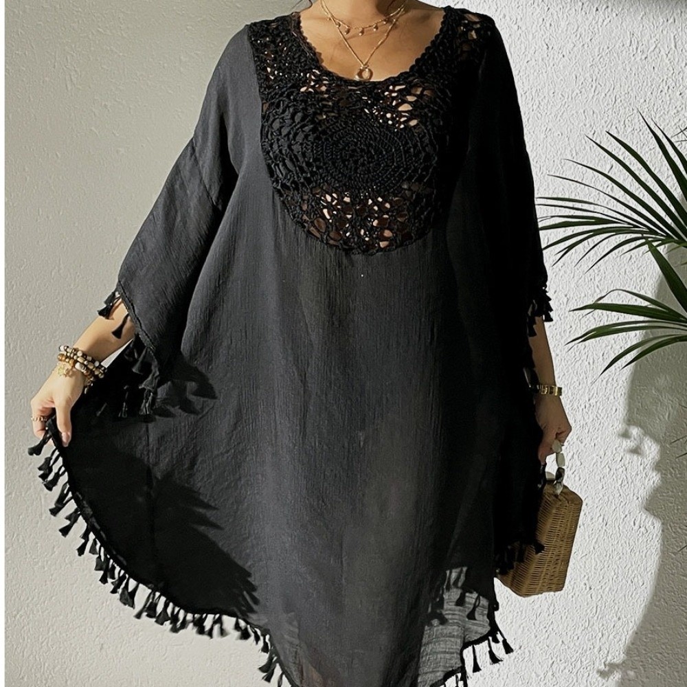 Square Neck Summer Sunscreen S - Cover Up Kaftan recension och pris